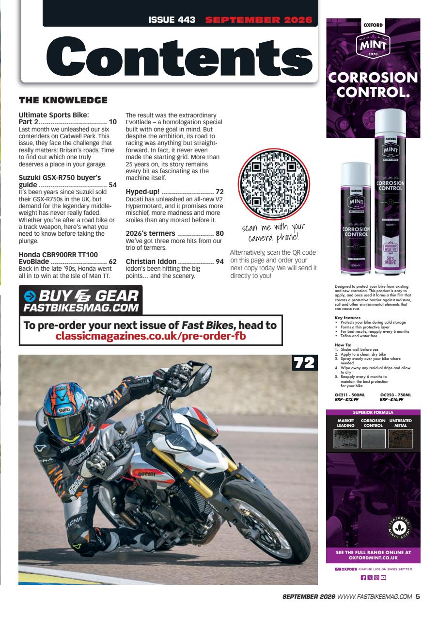 Fast Bikes Preview Pages
