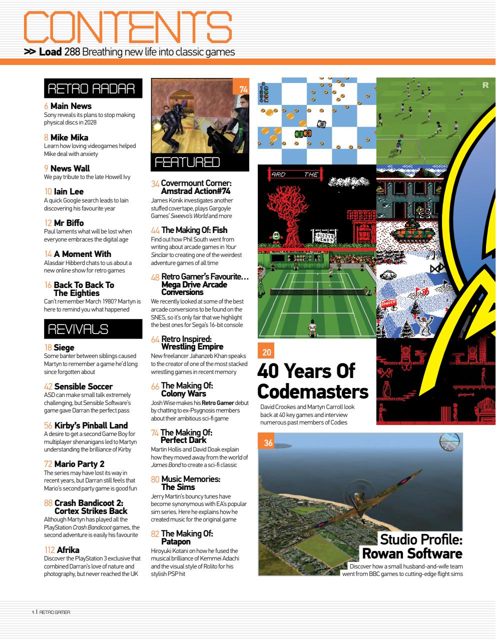 Retro Gamer Preview Pages