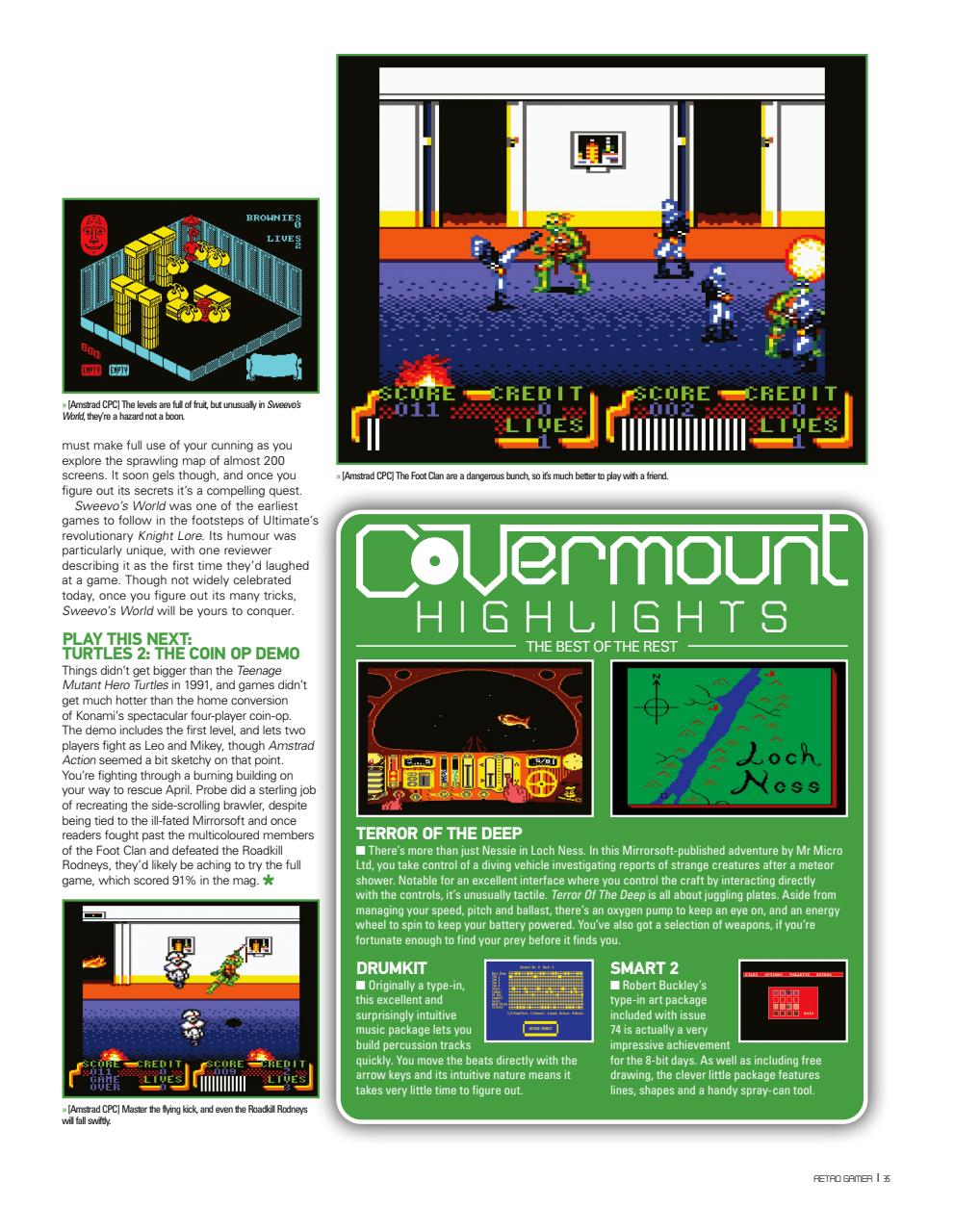 Retro Gamer Preview Pages