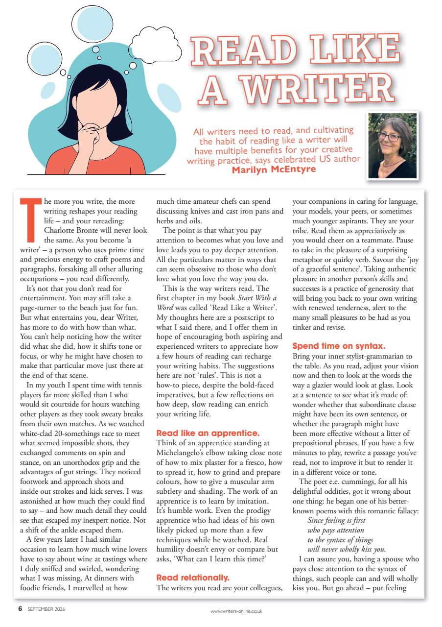 Writing Magazine Preview Pages