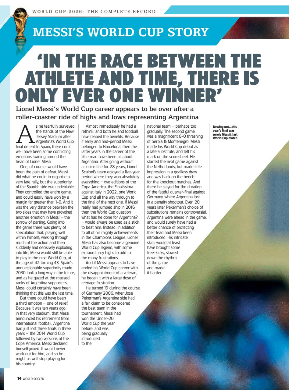 World Soccer Preview Pages