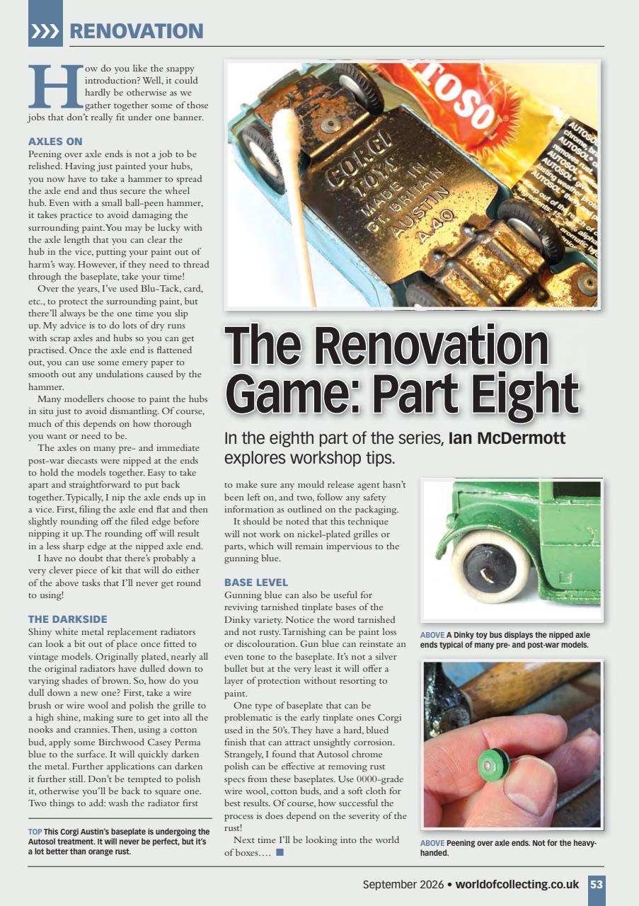 Diecast Collector Preview Pages