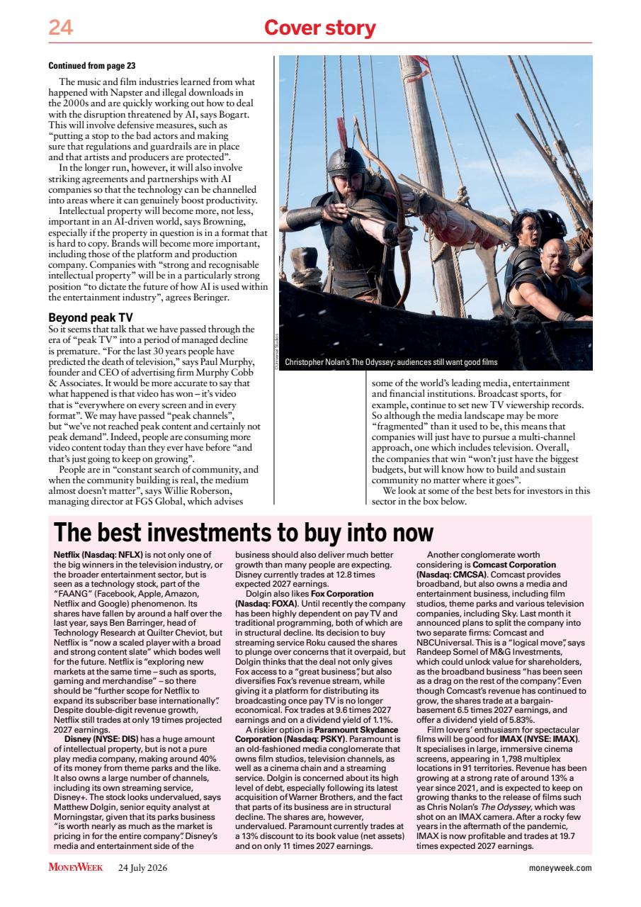 MoneyWeek Preview Pages