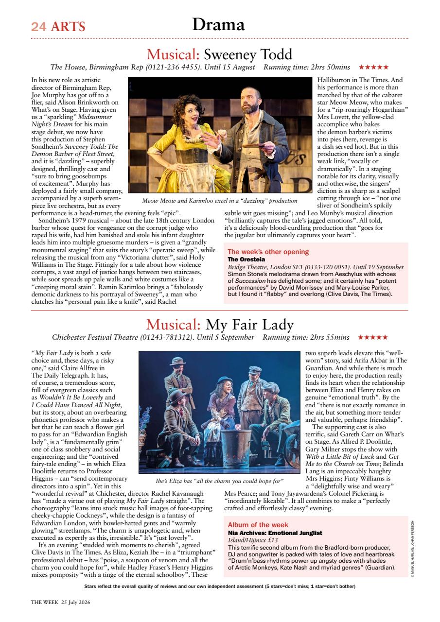 The Week Preview Pages