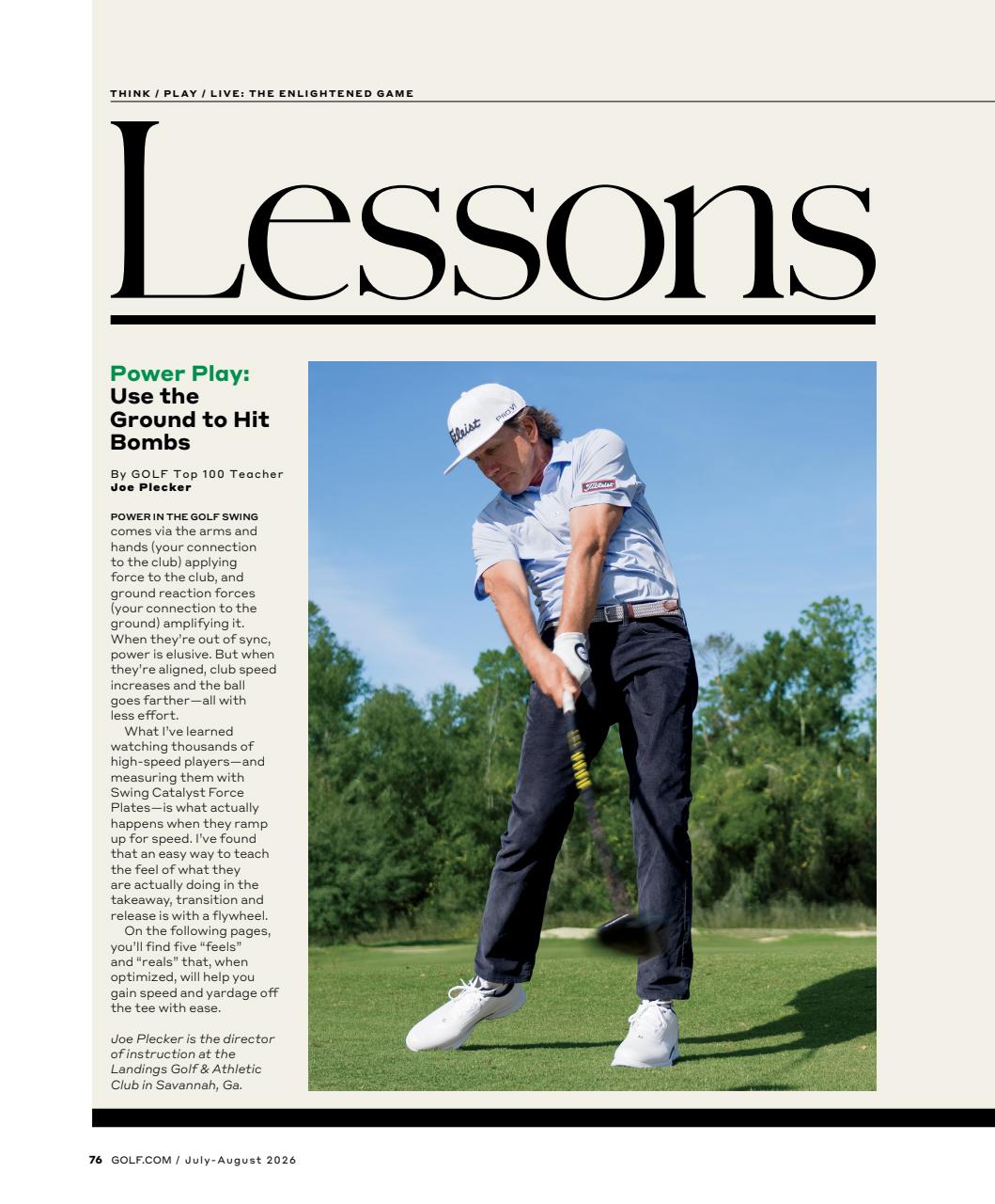Golf Magazine Preview Pages