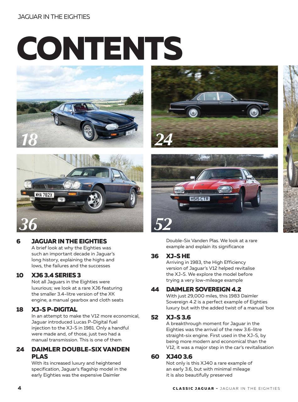 Classic Jaguar Preview Pages