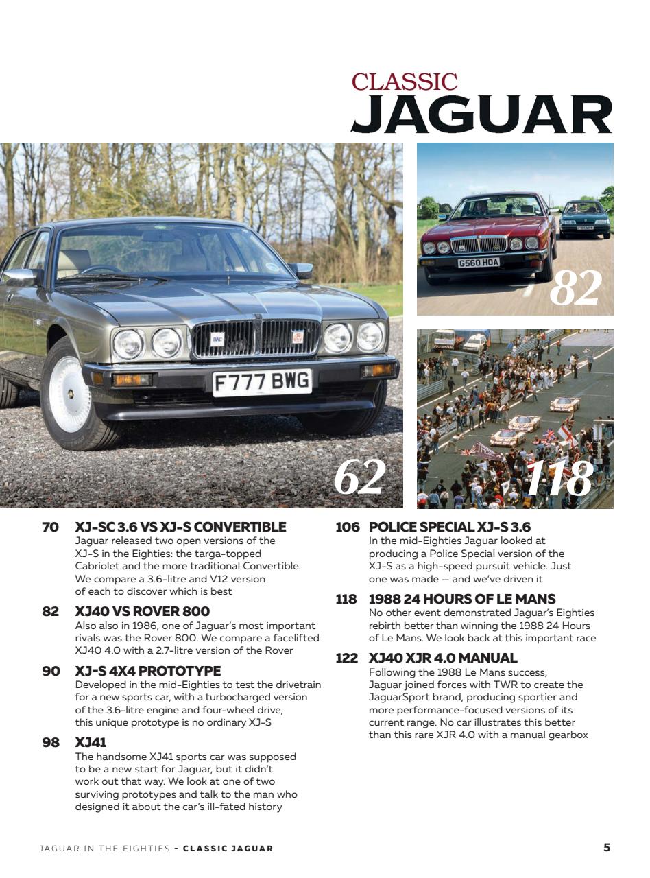 Classic Jaguar Preview Pages