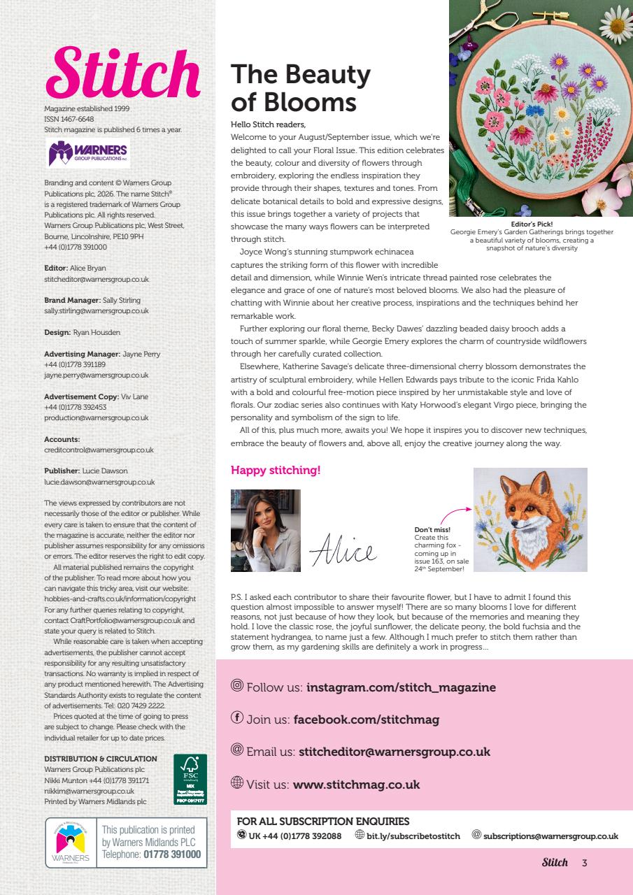 Stitch magazine Preview Pages