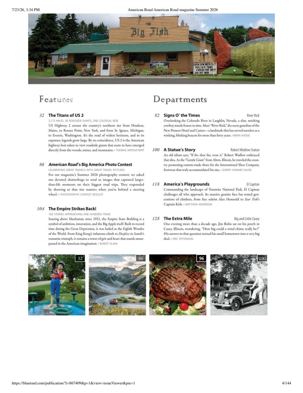 American Road Preview Pages
