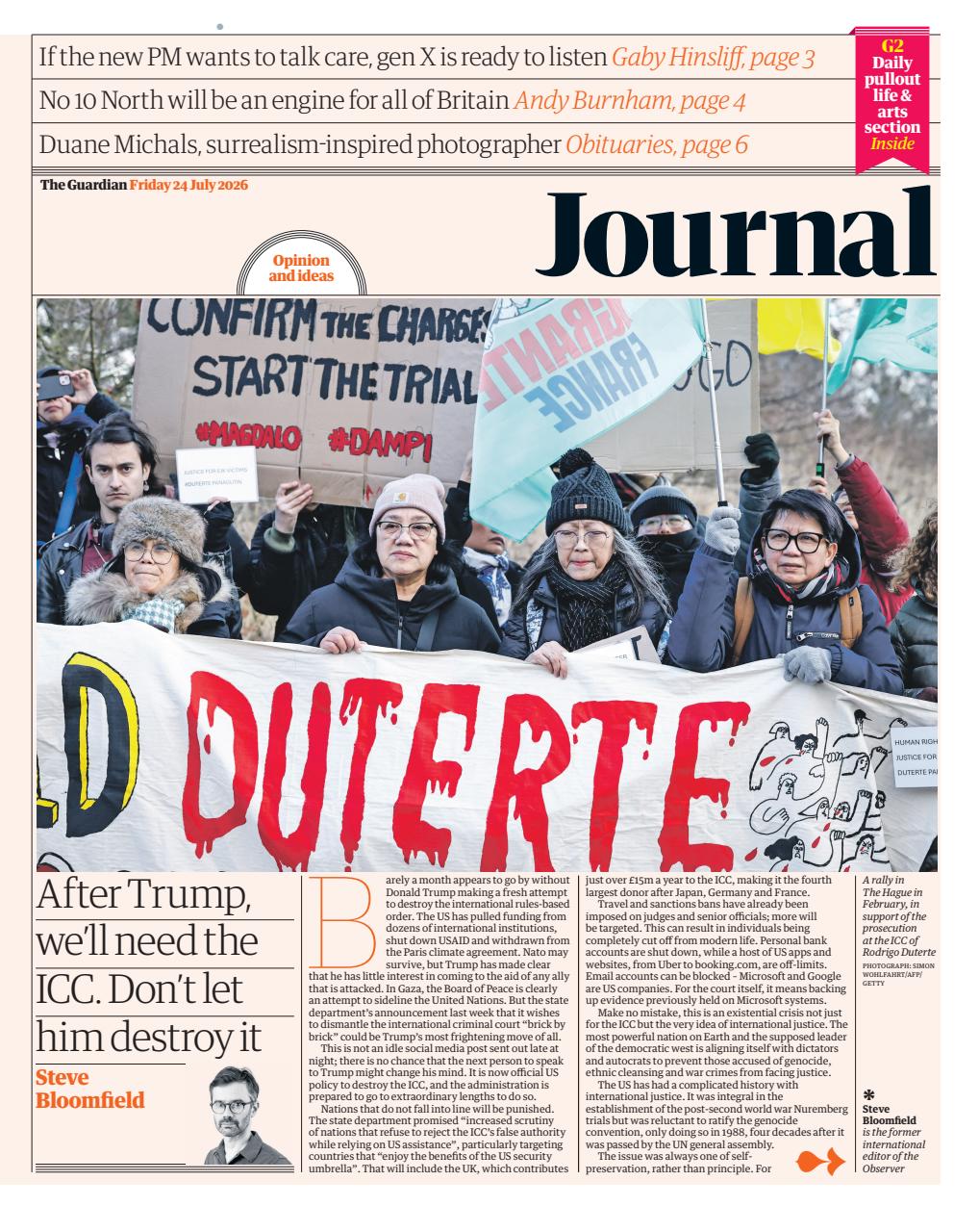 The Guardian Newspaper Preview Pages
