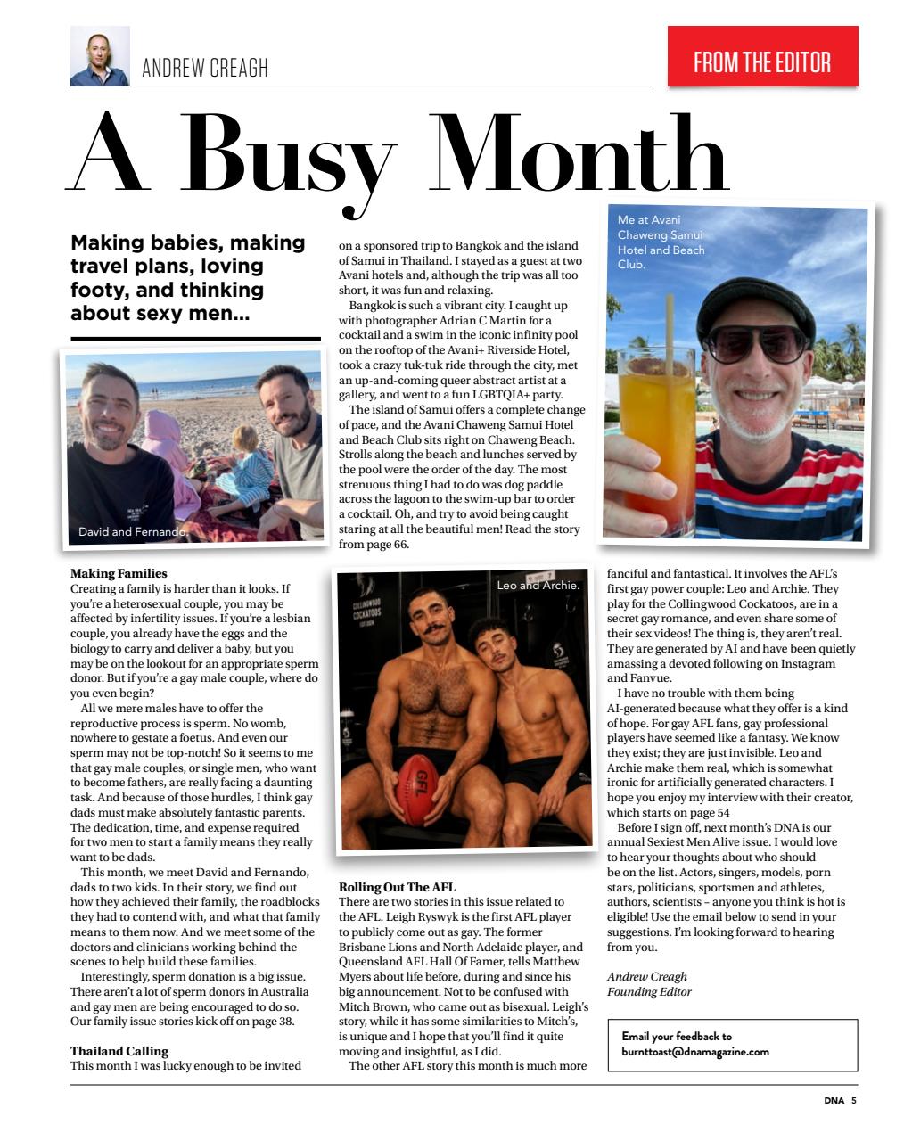 DNA Magazine Preview Pages