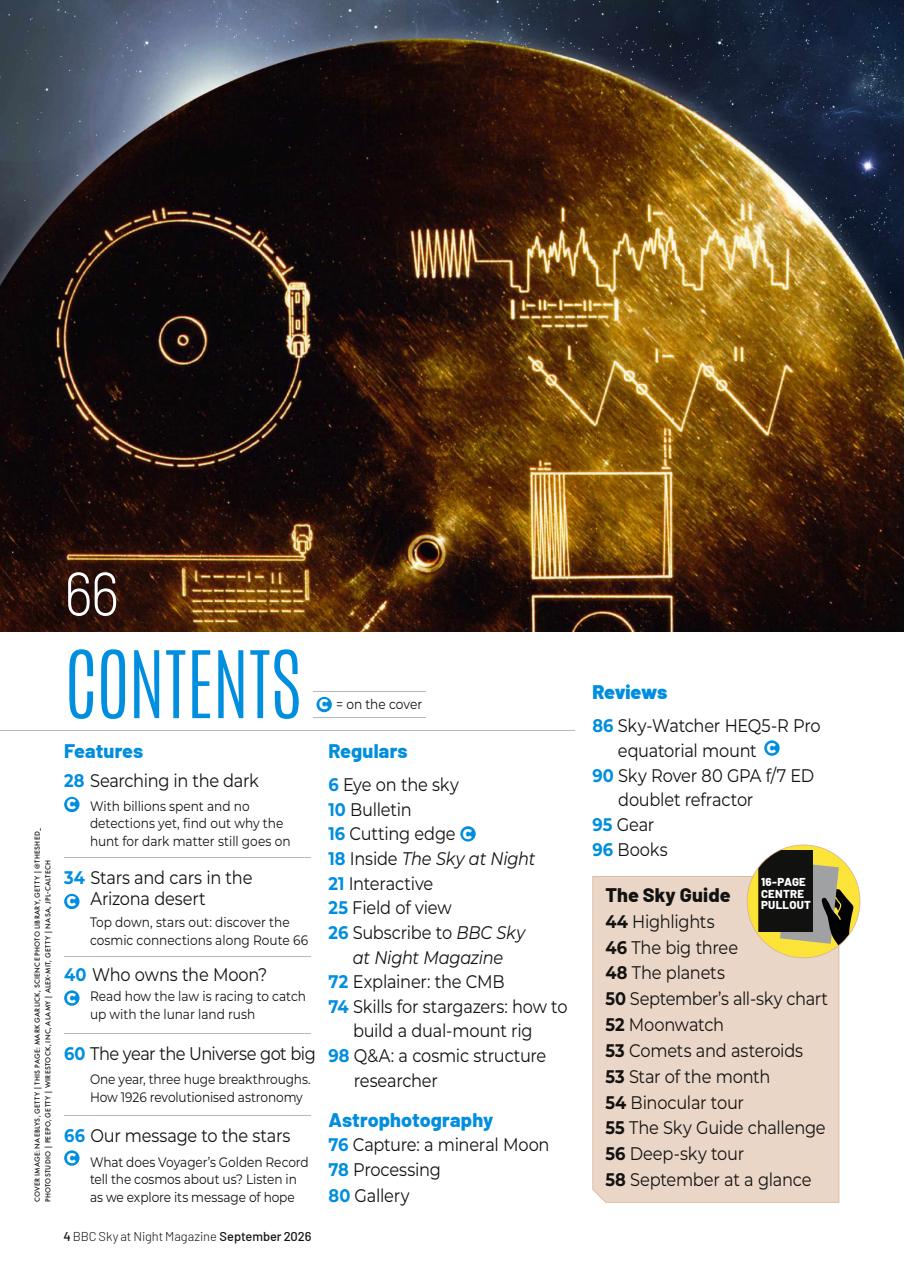 BBC Sky at Night Magazine Preview Pages
