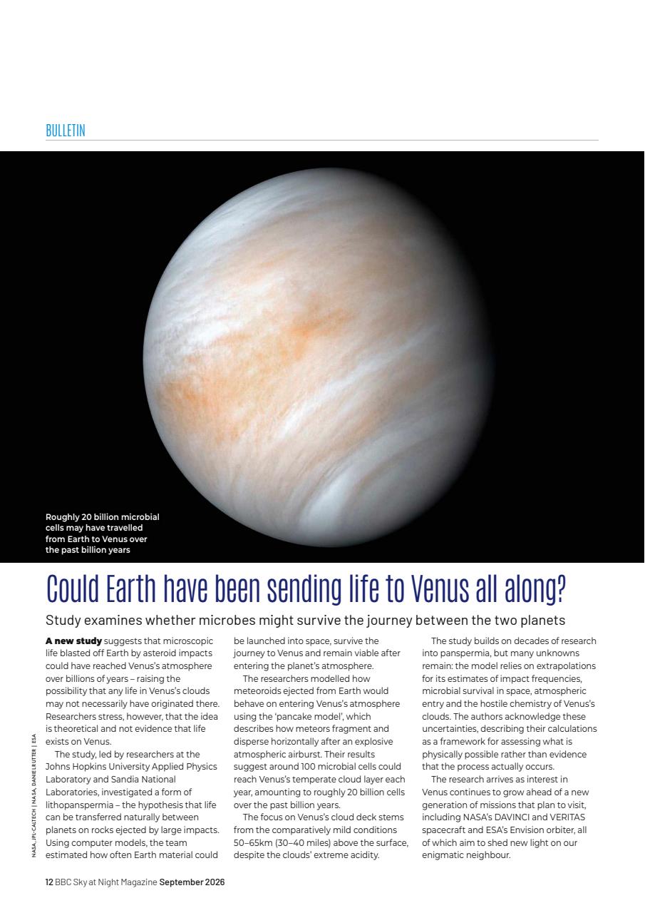 BBC Sky at Night Magazine Preview Pages
