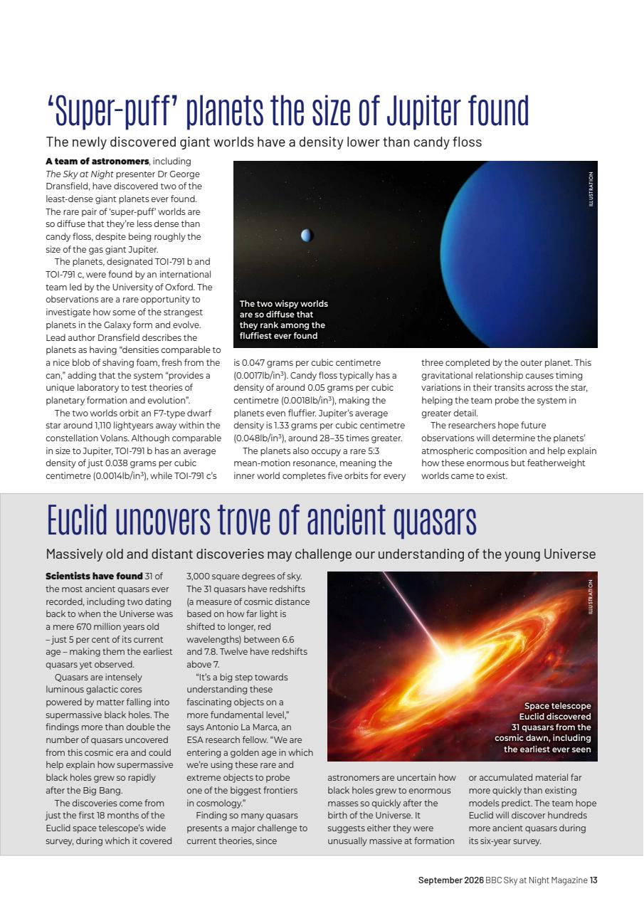 BBC Sky at Night Magazine Preview Pages