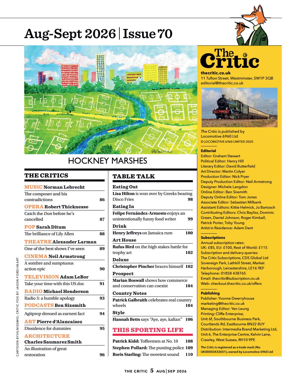 The Critic Preview Pages
