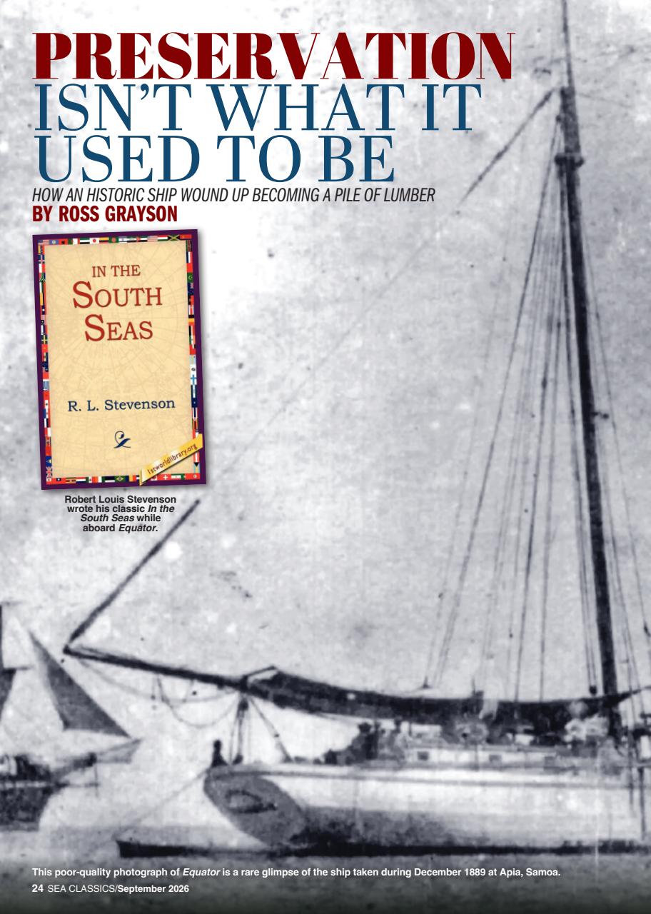 Sea Classics - Where History Sets Sail Preview Pages