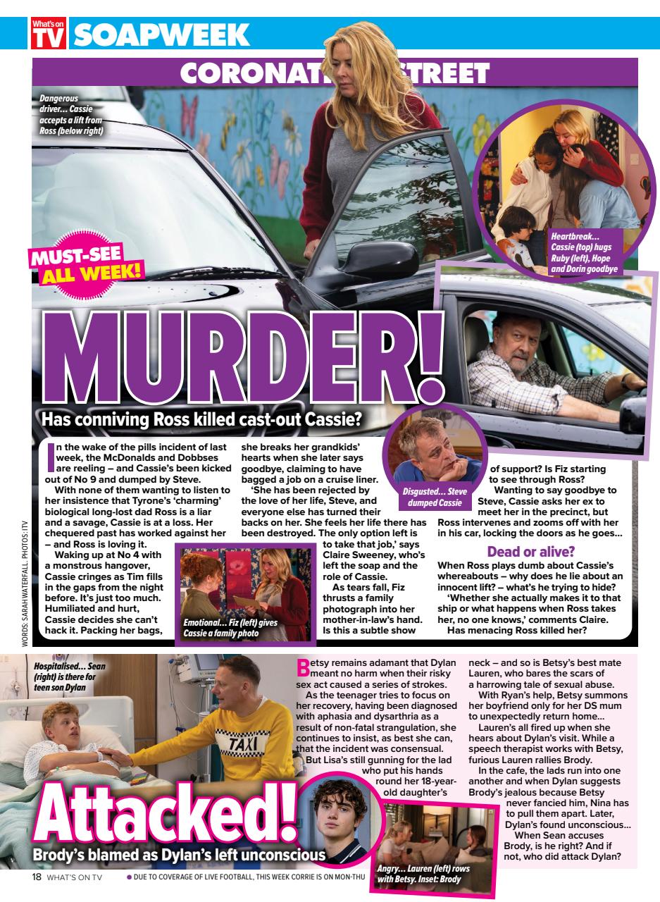 What's on TV Preview Pages