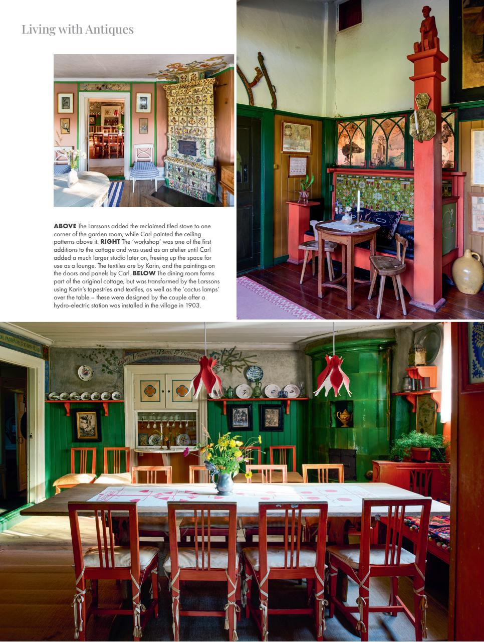Homes & Antiques Magazine Preview Pages