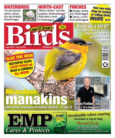 Cage & Aviary Birds issue 29th July 2026