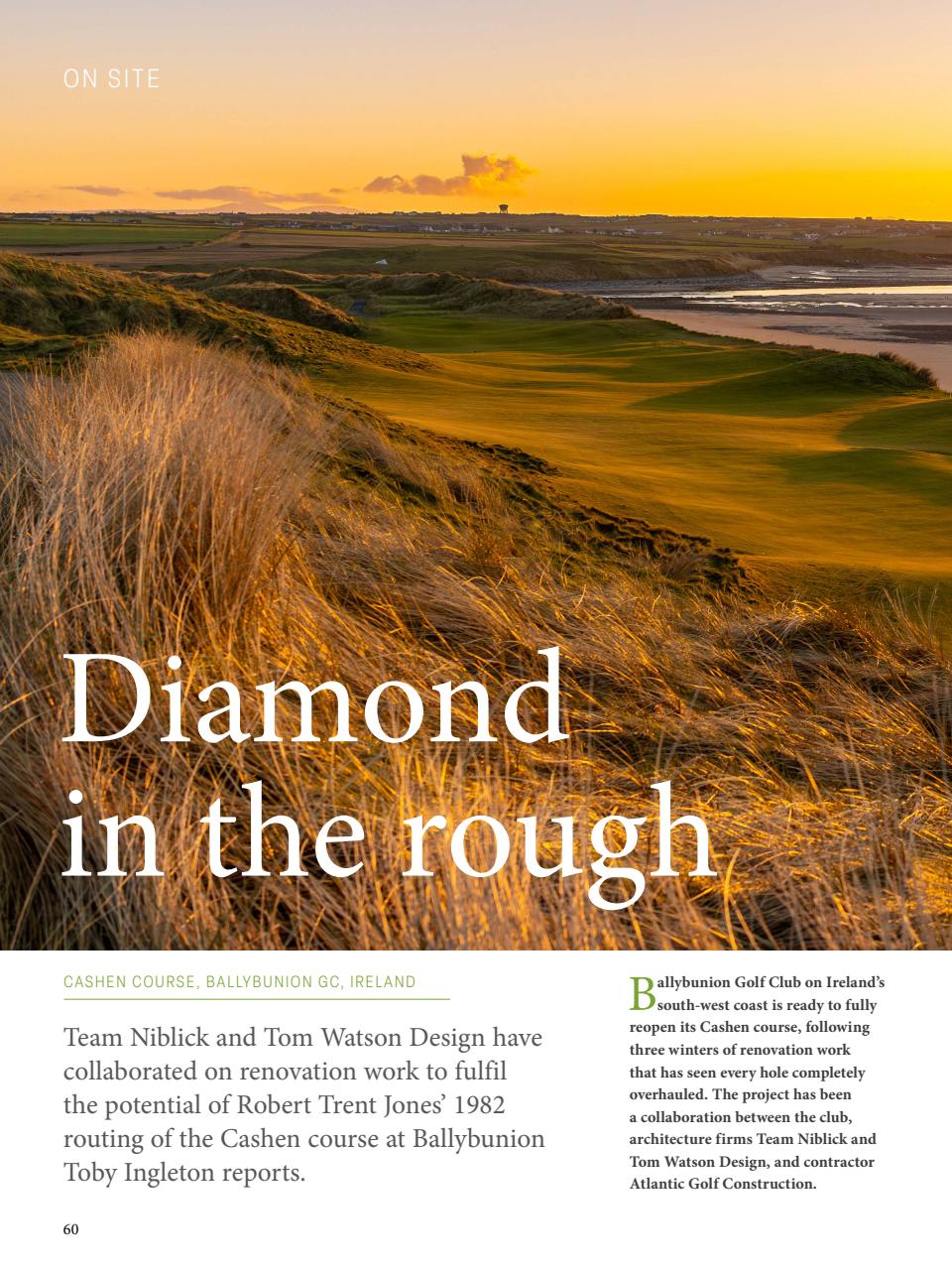 Golf Course Architecture Preview Pages