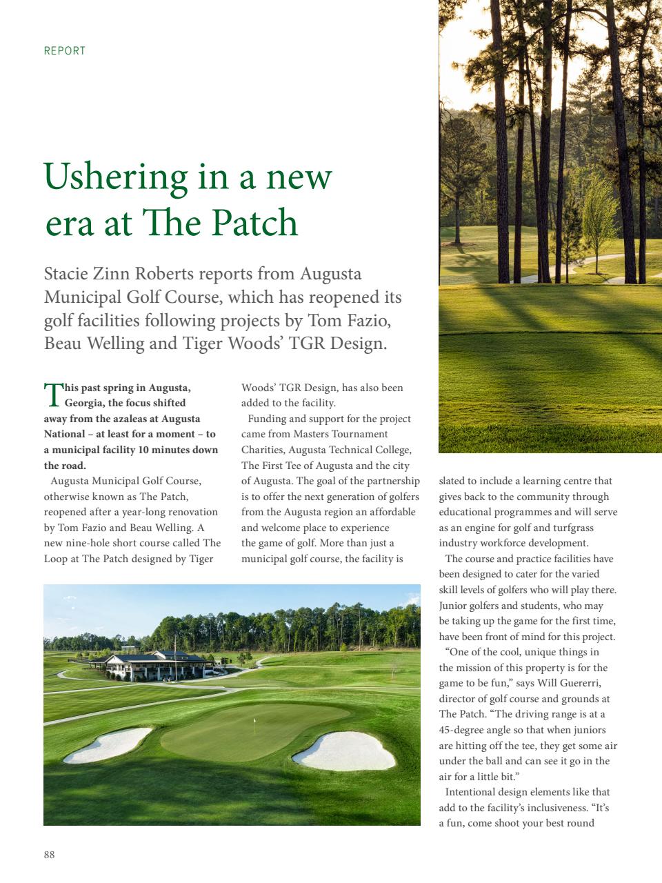 Golf Course Architecture Preview Pages