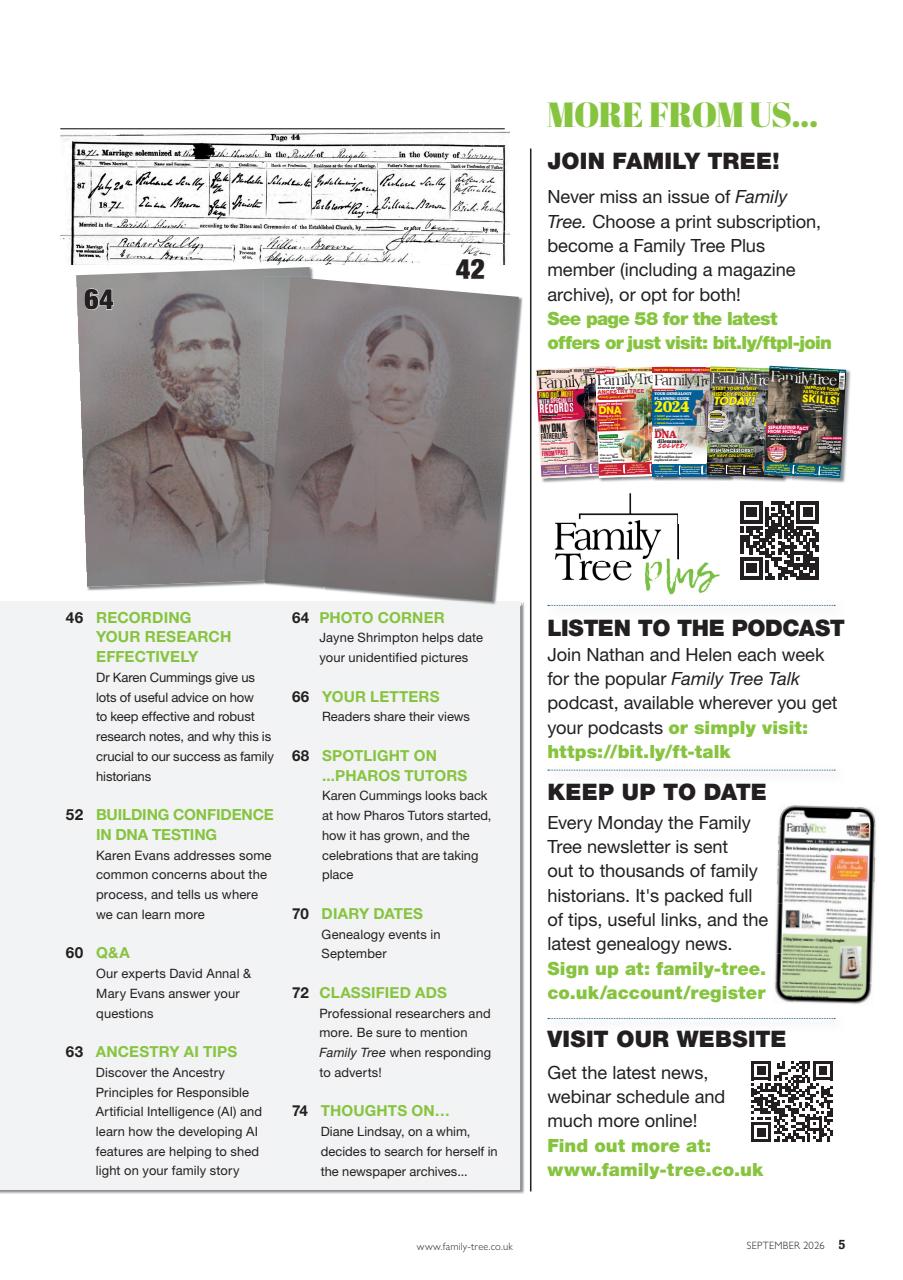 Family Tree Preview Pages