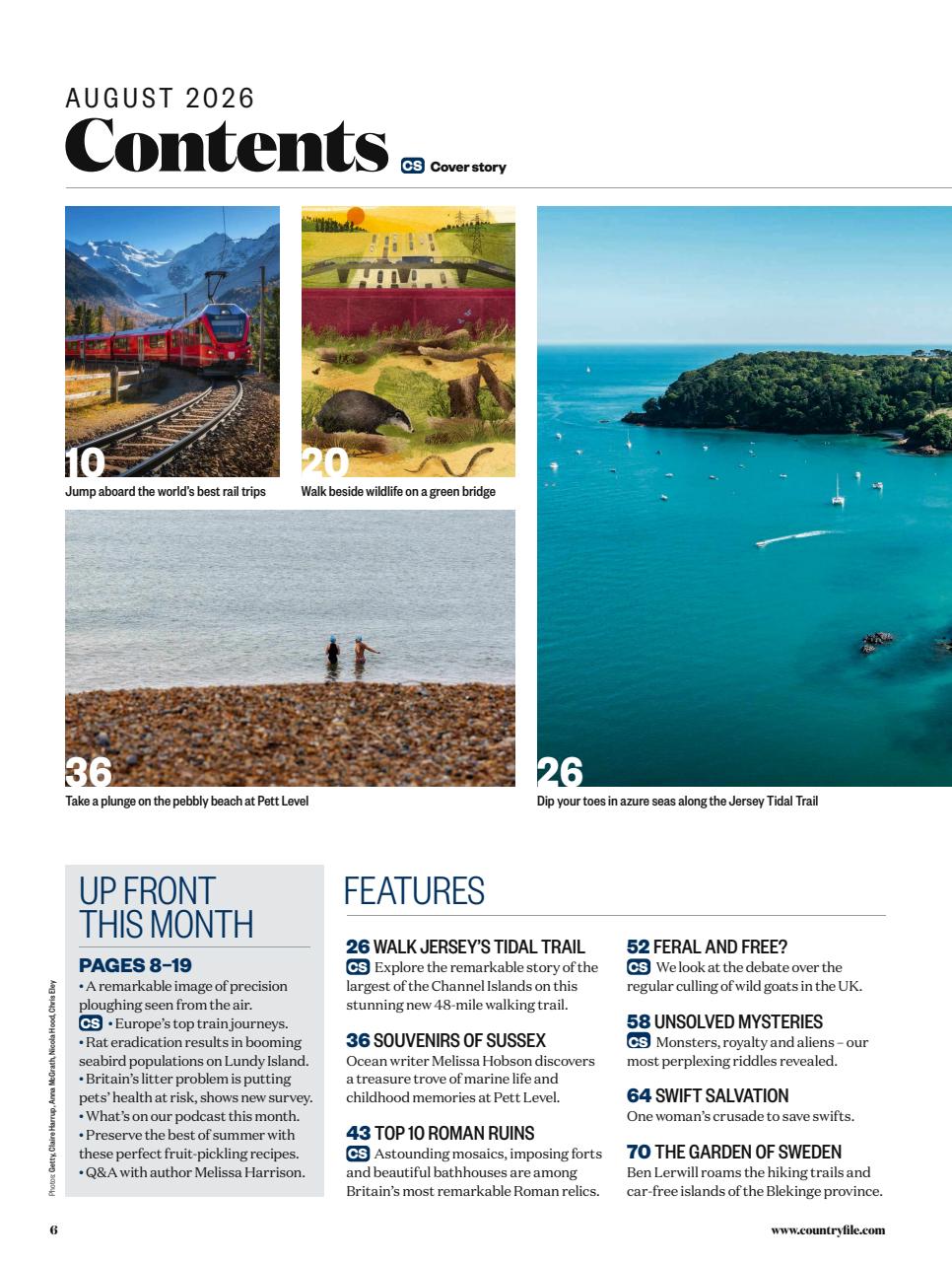 BBC Countryfile Magazine Preview Pages