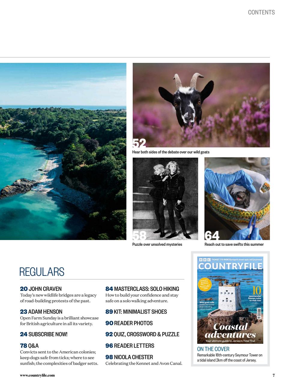 BBC Countryfile Magazine Preview Pages