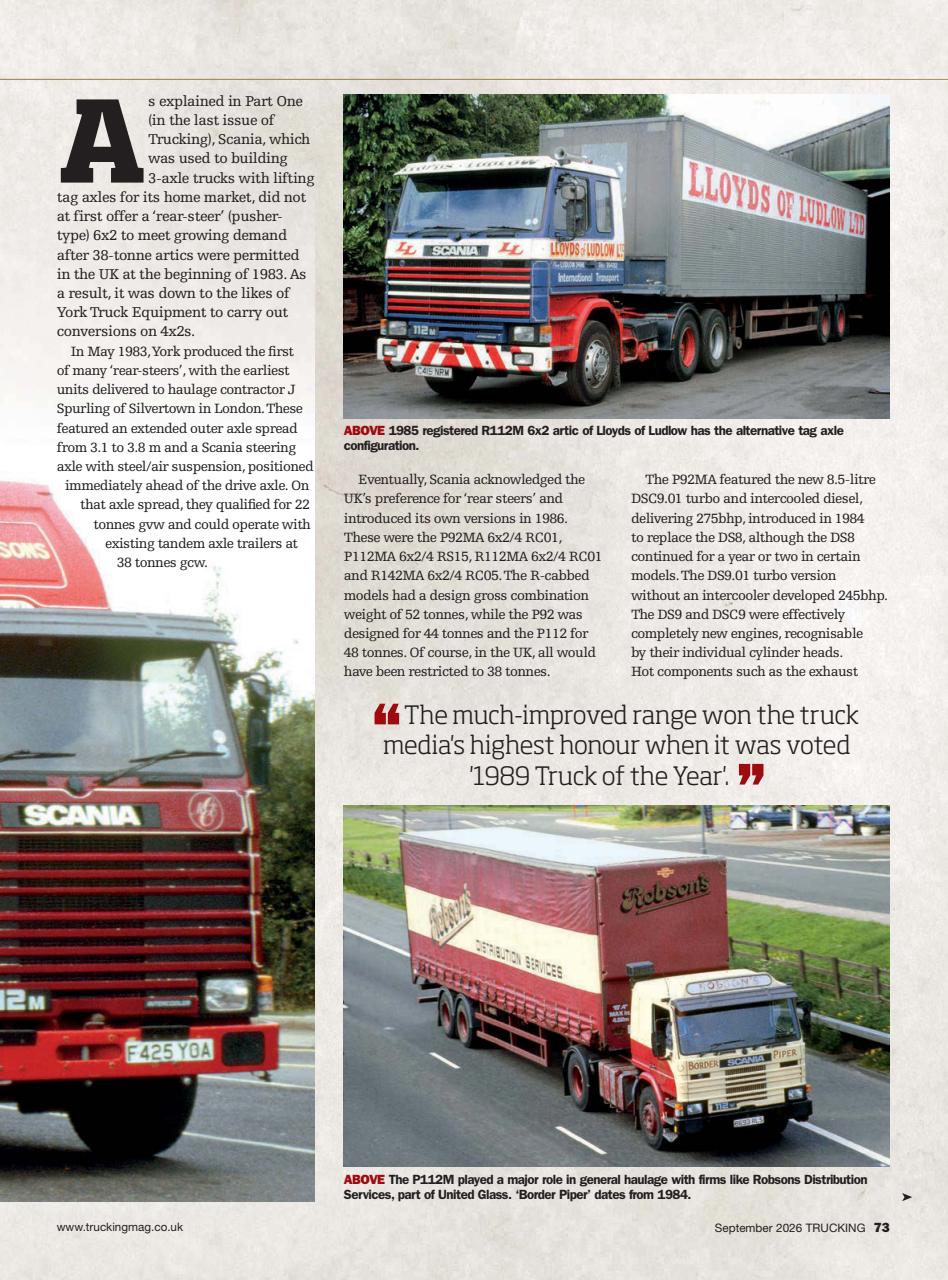 Trucking Magazine Preview Pages