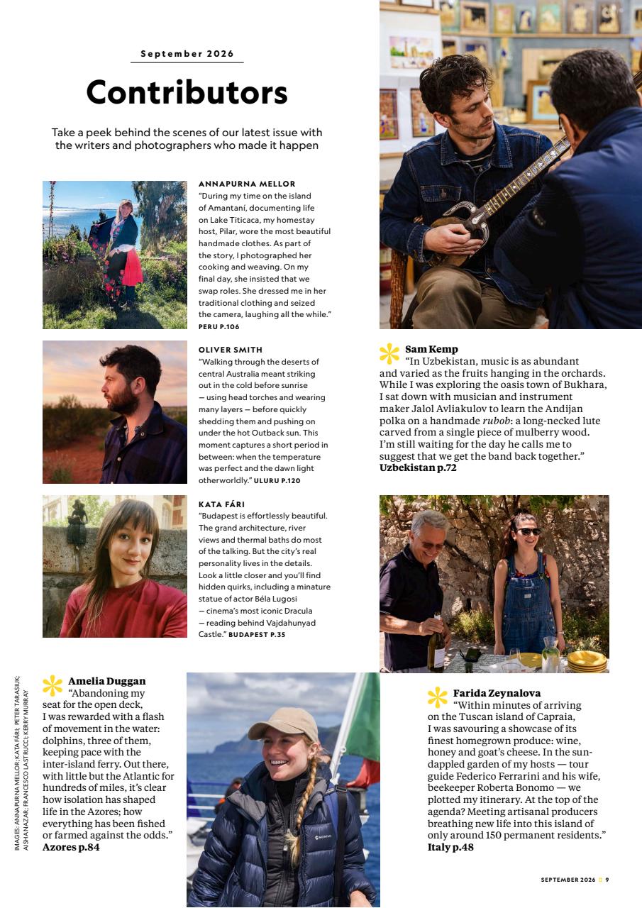 National Geographic Traveller UK Preview Pages