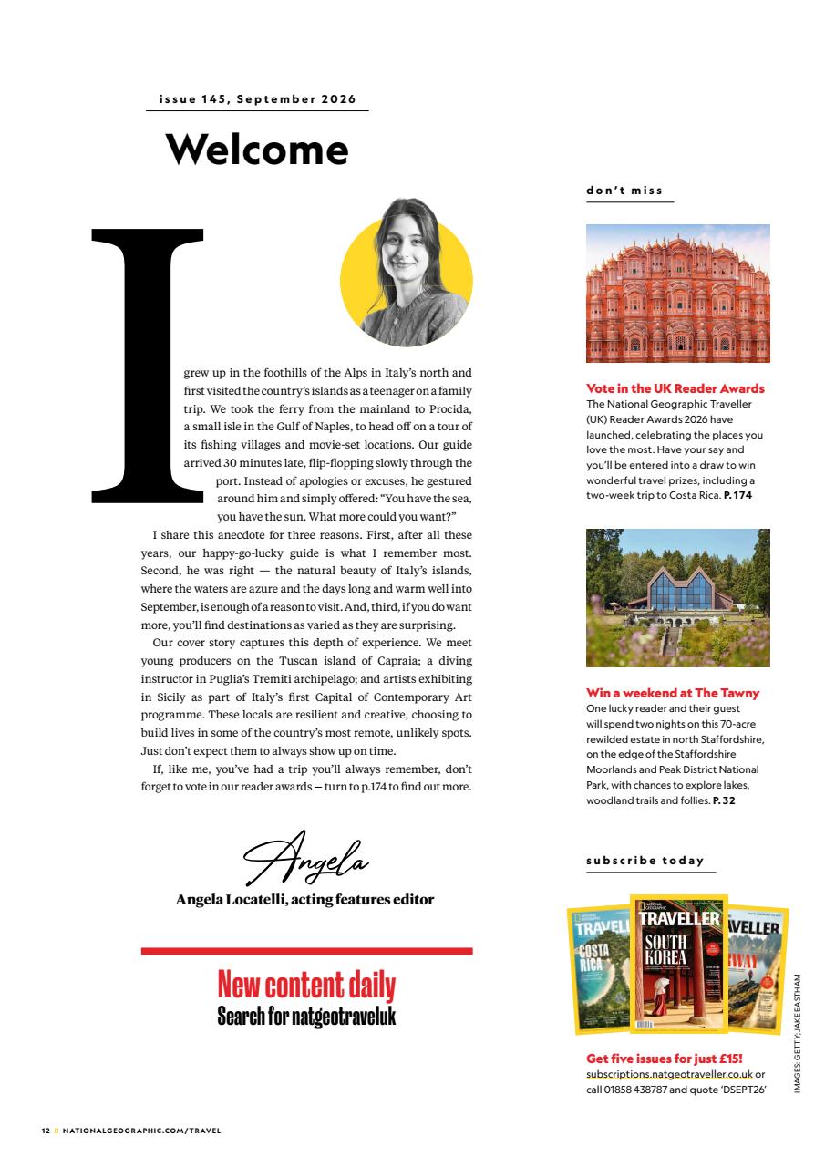 National Geographic Traveller UK Preview Pages