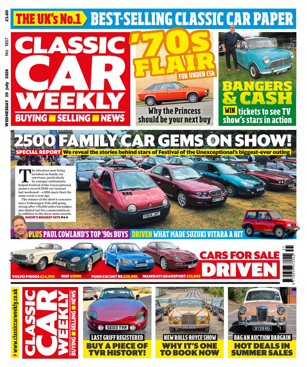 Classic Car Weekly Preview Pages
