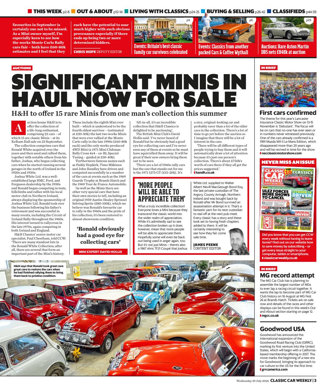 Classic Car Weekly Preview Pages
