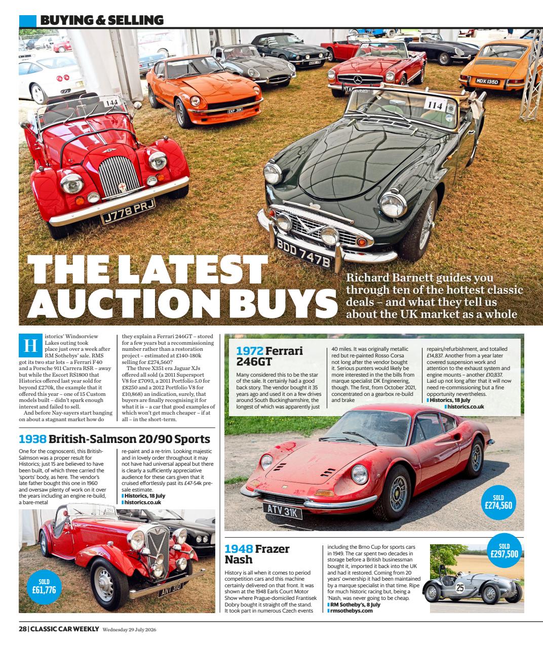 Classic Car Weekly Preview Pages