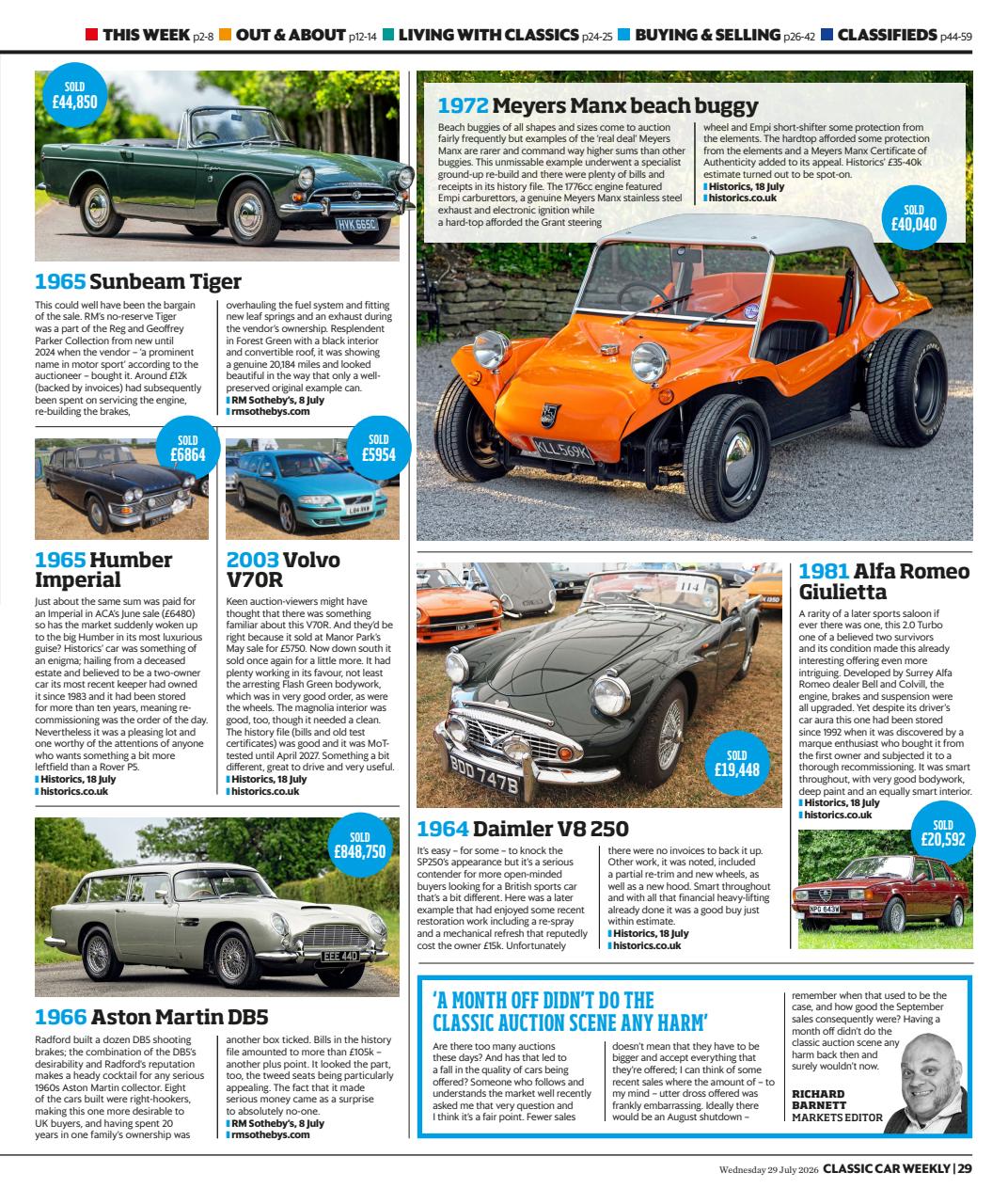 Classic Car Weekly Preview Pages