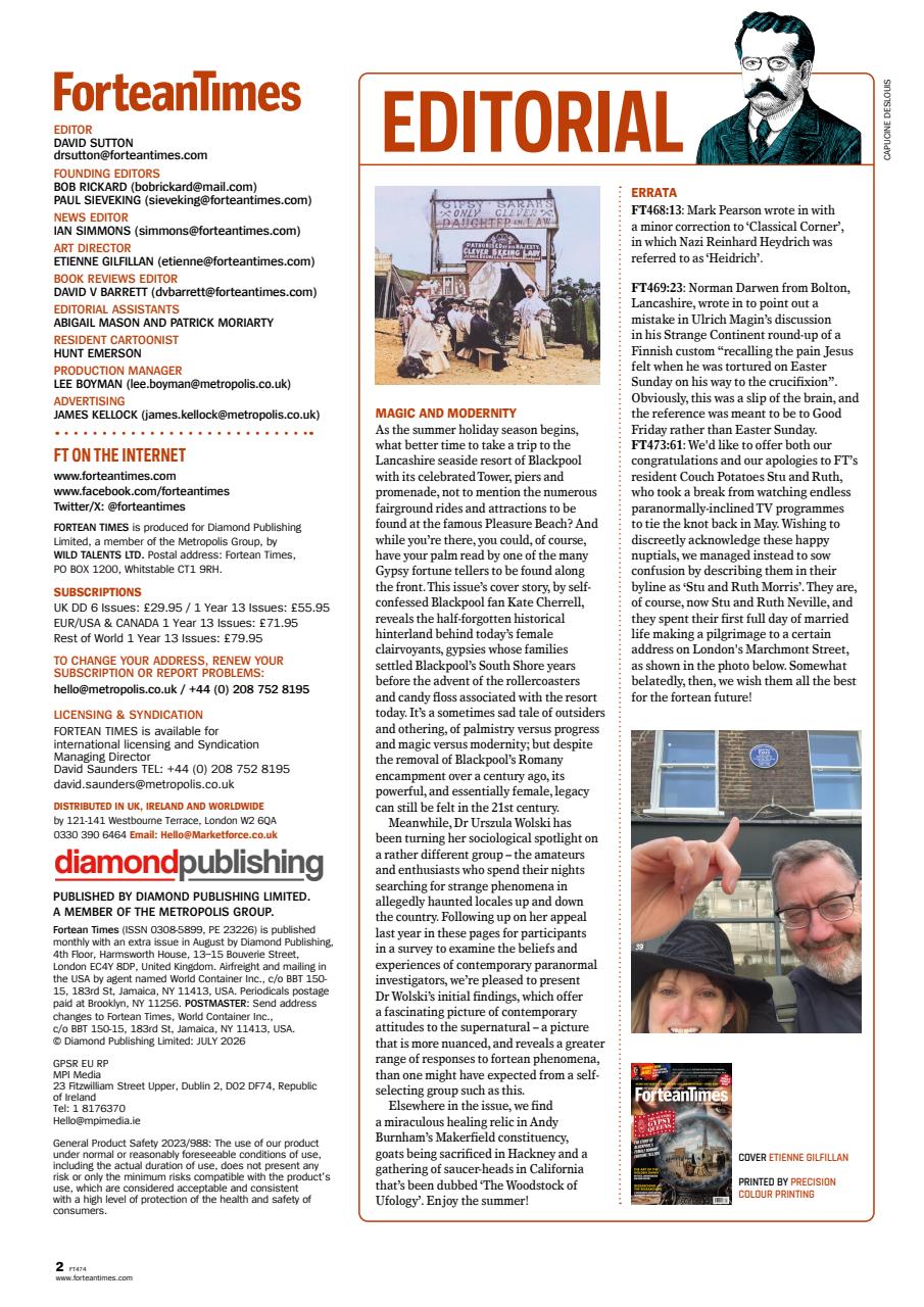 Fortean Times Preview Pages