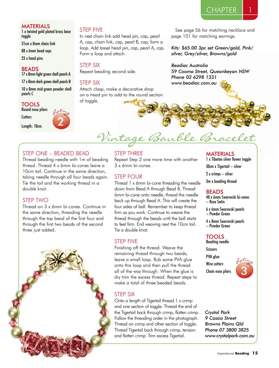 Creative Beading Preview Pages