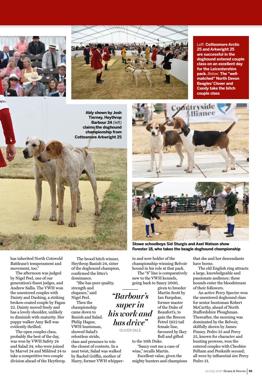 Horse & Hound Preview Pages