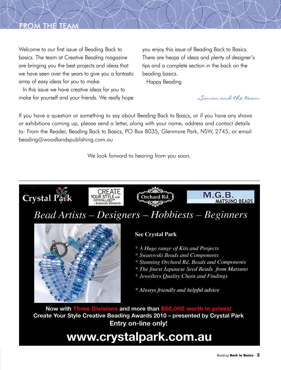 Creative Beading Preview Pages