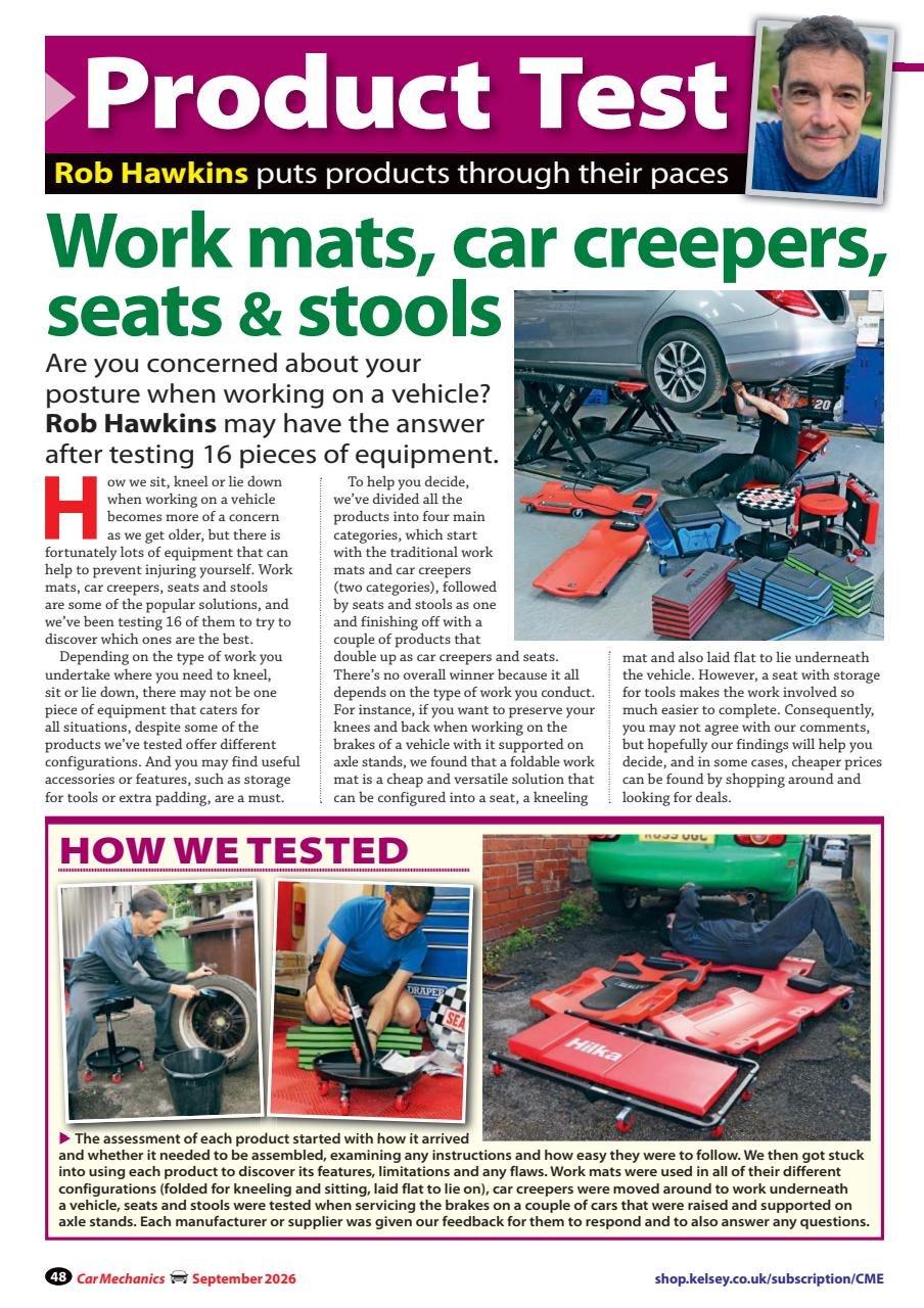 Car Mechanics Preview Pages