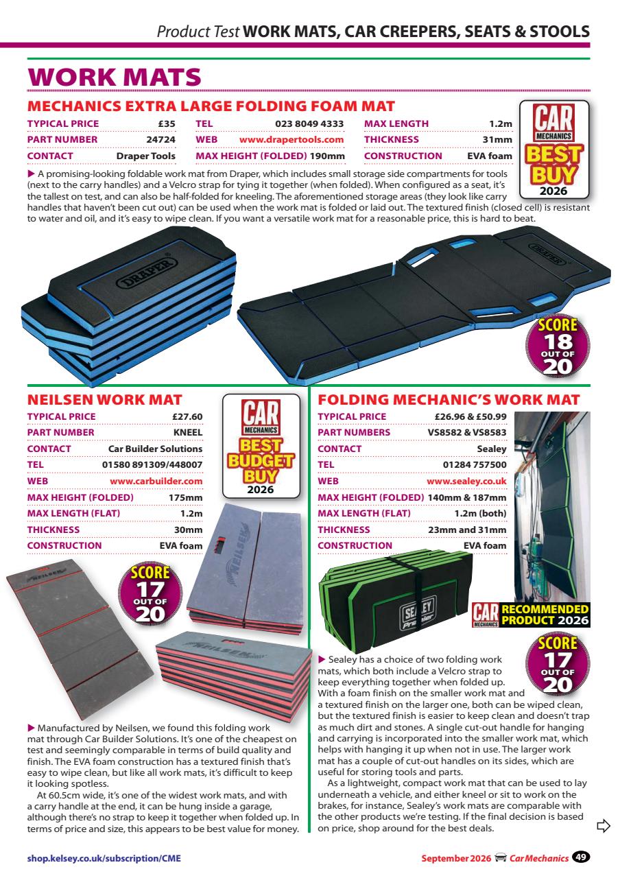 Car Mechanics Preview Pages