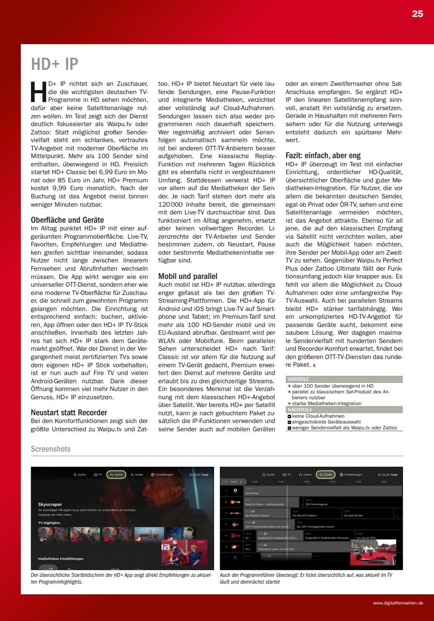 Digital Fernsehen Preview Pages