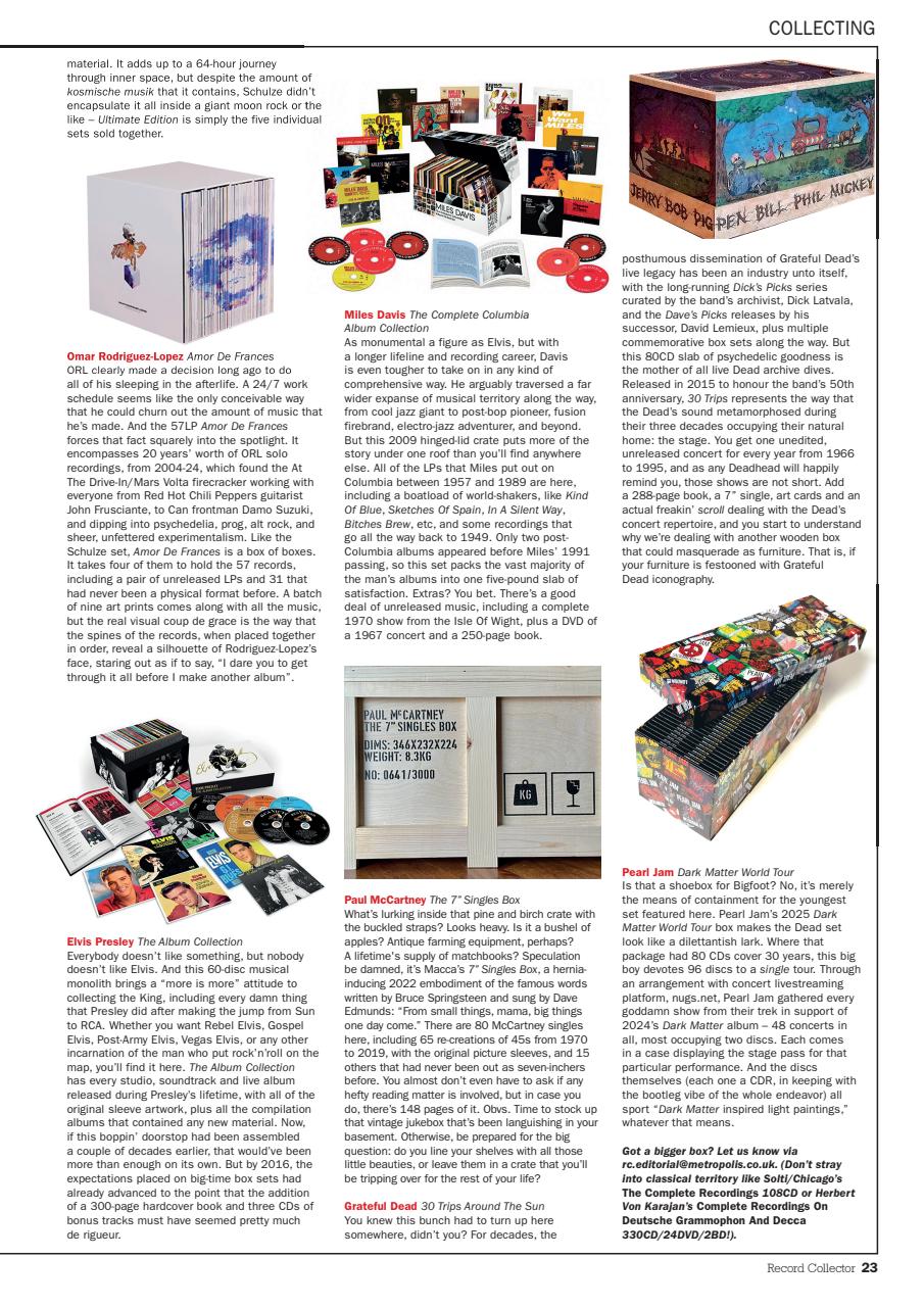 Record Collector Preview Pages
