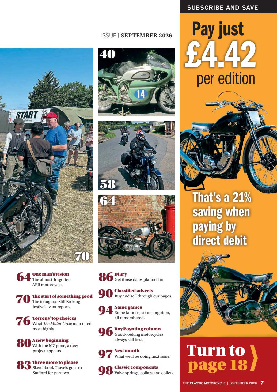 The Classic MotorCycle Preview Pages