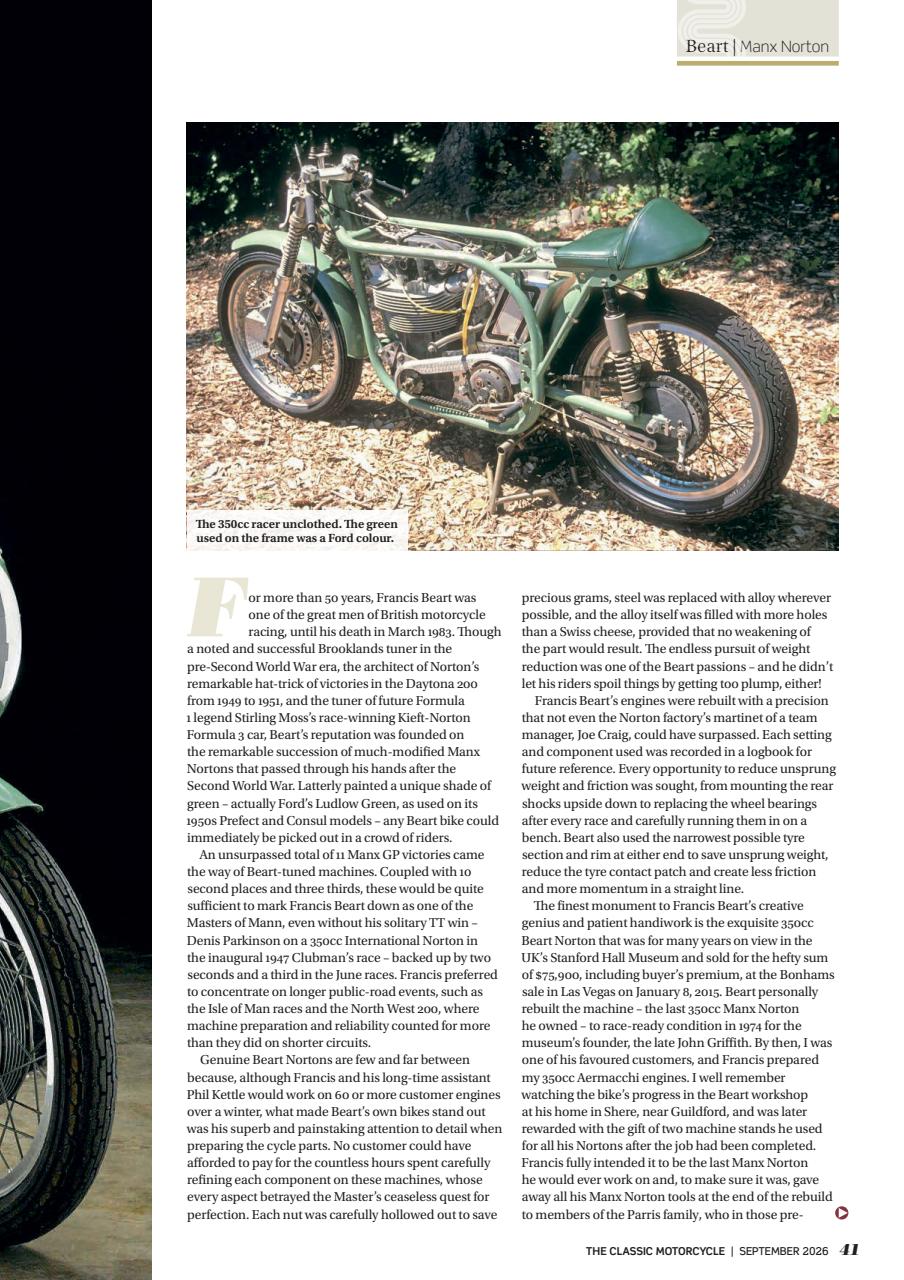 The Classic MotorCycle Preview Pages