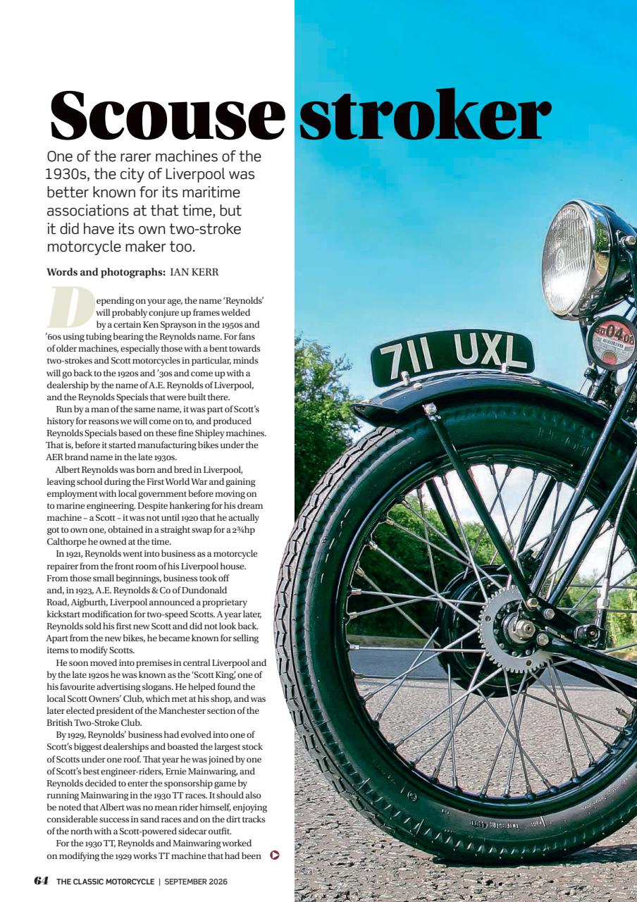 The Classic MotorCycle Preview Pages