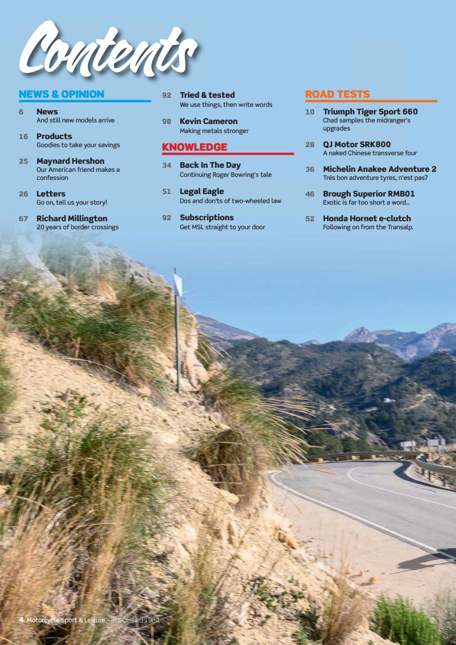 Motorcycle Sport & Leisure Preview Pages