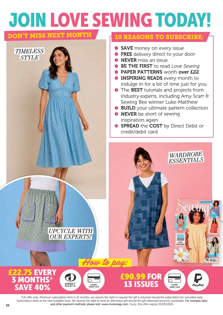 Love Sewing Preview Pages