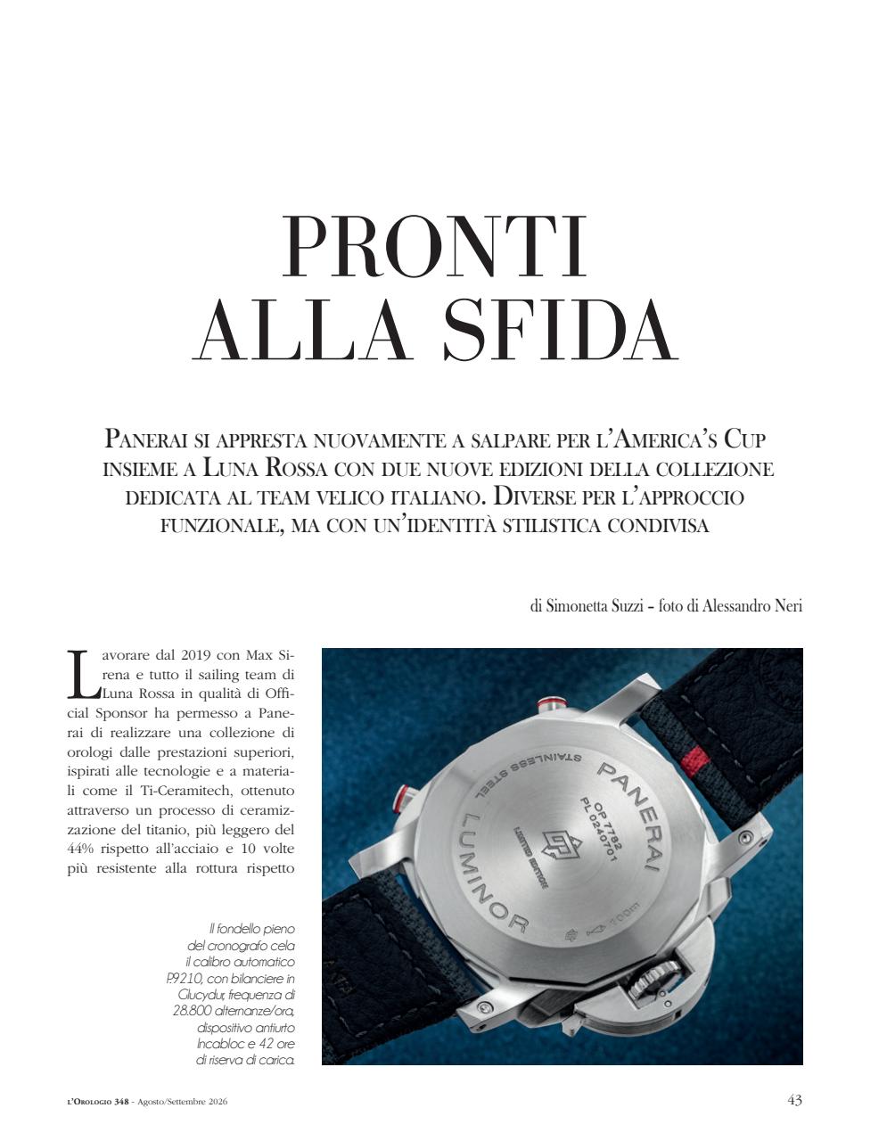 L'Orologio Preview Pages
