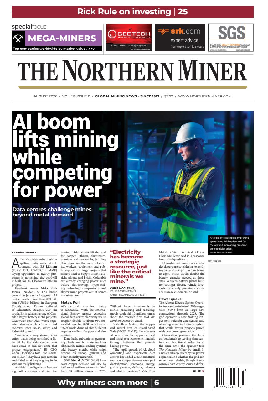 The Northern Miner Preview Pages